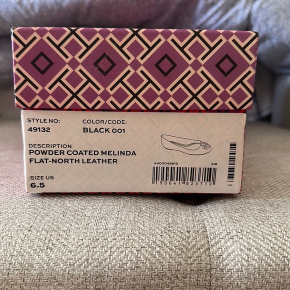 Tory Burch Powder Coated Melinda Flat-North Leather - Picture 5 of 5